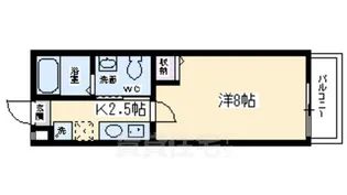 セレーノ御前蛸薬師【1階】の間取り