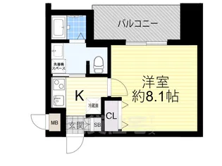 プレサンス大阪城公園ファーストシート【5階】の間取り