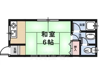 富陽コーポ【1階】の間取り