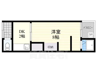 メゾン・ド・ウッド東新町【1階】の間取り