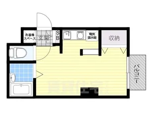 エトワールヴィル-R南楠葉【3階】の間取り