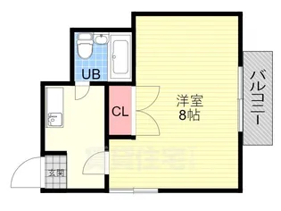 ルネット御所【4階】の間取り