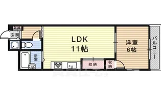 クレセント西本町【7階】の間取り