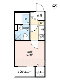 A-FLAT(エーフラット)【3階】の間取り