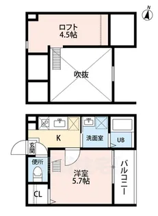 ソフィアHJ【2階】の間取り