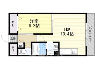 ラマージュⅠ【2階】の間取り