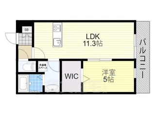 大阪府寝屋川市御幸東町【アパート】の間取り