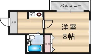 フロンティアナカモズ【4階】の間取り