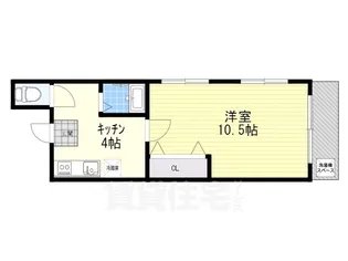 第二武田マンション【2階】の間取り