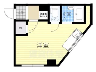 コーポサーティーン【4階】の間取り