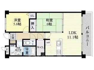 フェリーチェ加美【2階】の間取り
