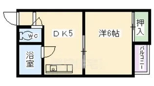 サンシャイン京都【1階】の間取り