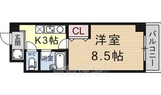 クローバーハイツ3【7階】の間取り