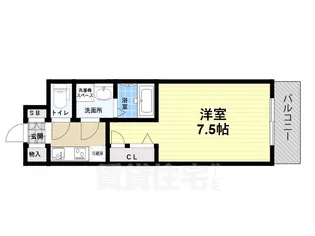S-RESIDENCE堺市駅前【12階】の間取り