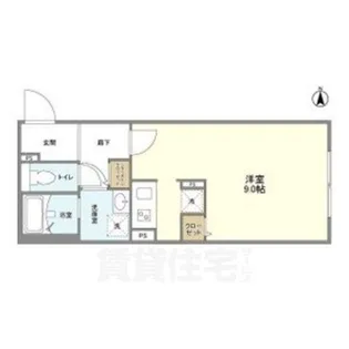 GVIVRE東別院【4階】の間取り