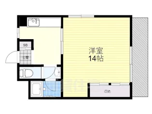 手塚マンション【1階】の間取り