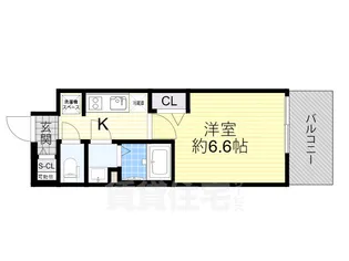 プレサンス大阪都島エレナード【2階】の間取り