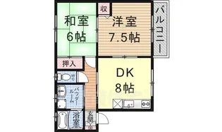 アルシオネセタ【2階】の間取り