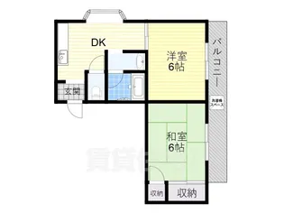 コーポイン松原【3階】の間取り