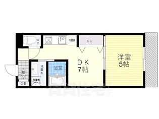 グロースコート石切駅前【2階】の間取り
