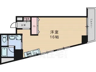ブランリス古川橋【5階】の間取り