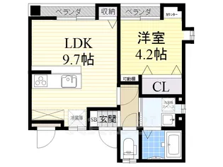 ラパレット【2階】の間取り
