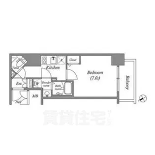 エスリード新栄テセラ【2階】の間取り