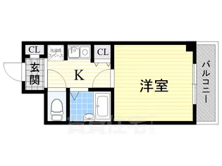 グランヴィ天王寺【2階】の間取り