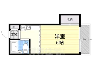 シルクロード醍醐【4階】の間取り