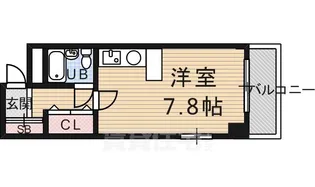 ABLE創久五条大宮【3階】の間取り