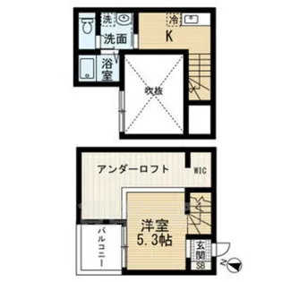 アプローズ【2階】の間取り