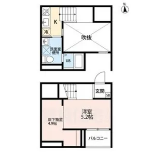 ボナール【1階】の間取り