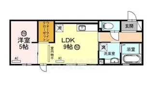 ラピス ラズリ【1階】の間取り