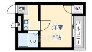 とのき第1ビル【2階】の間取り