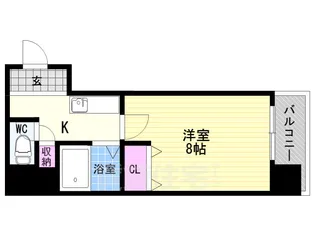 アクティ堀川【5階】の間取り