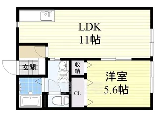 パティオヴィエント B棟【1階】の間取り