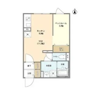 愛知県名古屋市中区平和1丁目【マンション】の間取り