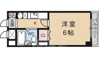 プレスト桃山【6階】の間取り