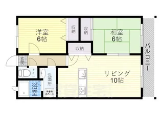 ファミール中野【1階】の間取り