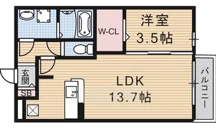 フィエスタ 1号館【2階】の間取り