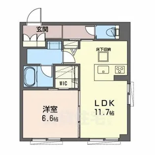 Sha Maison LUNA A【1階】の間取り
