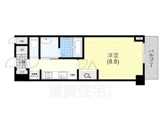 MJC神戸ハーバーウエスト【2階】の間取り