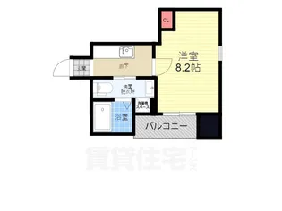 グランドーリア西院【5階】の間取り