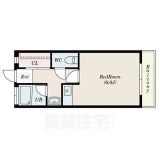 泉涌寺アビタシオン【4階】の間取り