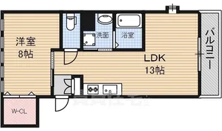 大阪府堺市堺区南瓦町【マンション】の間取り