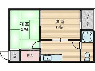 原田マンション【3階】の間取り