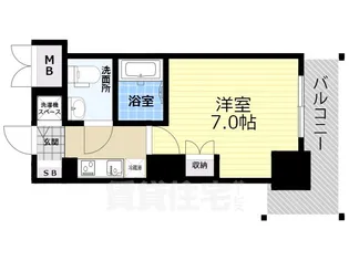 エス・キュート尼崎2【10階】の間取り