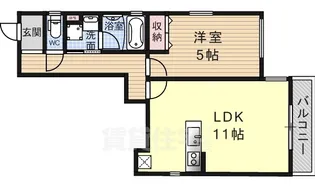 大阪府大阪市淀川区三津屋北1丁目【アパート】の間取り