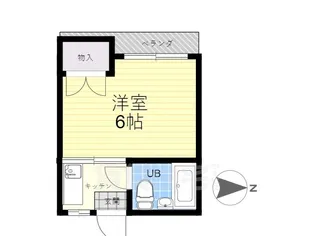 ハイツプリメーロ【3階】の間取り