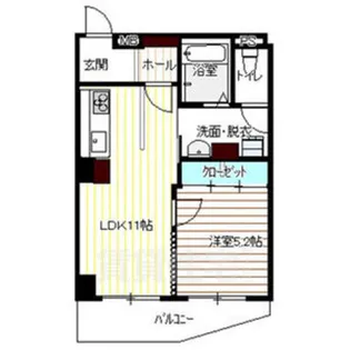 アルファ八田【4階】の間取り